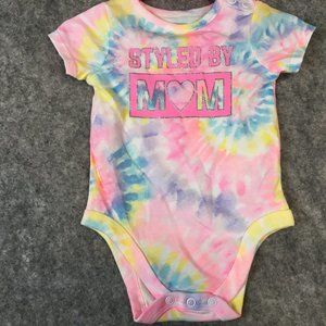 Garanimals One Piece Bodysuit 3 6 Months Baby Girl Short Sleeve Styled by Mom